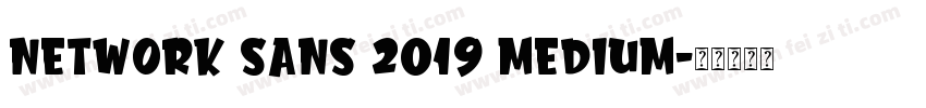 Network Sans 2019 Medium字体转换
